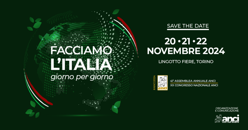 Dal 20 al 22 novembre a Torino la 41esima Assemblea annuale Anci